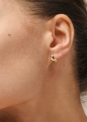 Nari studs Forgyldt Enamel 